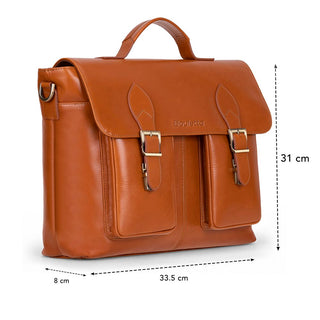 Bouletta Laptop Briefcase Olympus Leather Business Briefcase / Laptop Case Premium Koruma
