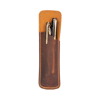 Bouletta Pen Pouch Moccasin Ominex Leather Pen Pouch Premium Koruma