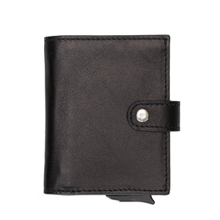 Bouletta Card Holder Palermo Mechanical Leather Card Holder Premium Koruma