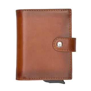 Bouletta Card Holder Palermo Mechanical Leather Card Holder Premium Koruma