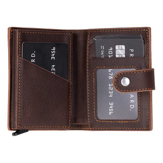 Bouletta Card Holder Palermo Mechanical Leather Card Holder Premium Koruma