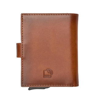 Bouletta Card Holder Palermo Mechanical Leather Card Holder Premium Koruma