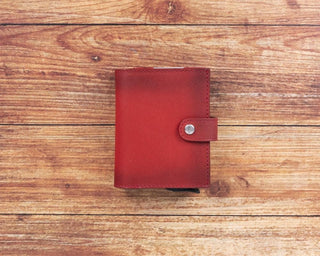 Bouletta Card Holder Palermo Mechanical Leather Card Holder Premium Koruma