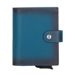 Bouletta Card Holder Palermo Mechanical Leather Card Holder Premium Koruma