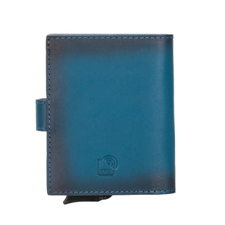Bouletta Card Holder Palermo Mechanical Leather Card Holder Premium Koruma