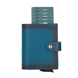 Bouletta Card Holder Palermo Mechanical Leather Card Holder Premium Koruma