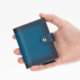 Bouletta Card Holder Palermo Mechanical Leather Card Holder Premium Koruma