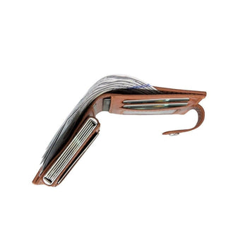 Bouletta Card Holder Palermo Mechanical Leather Card Holder Premium Koruma