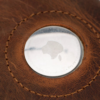 Bouletta Card Holder Palertag Zip Mechanical Leather Card Holder with AirTag Slot Premium Koruma