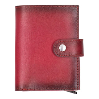Bouletta Card Holder Palertag Zip Mechanical Leather Card Holder with AirTag Slot Premium Koruma