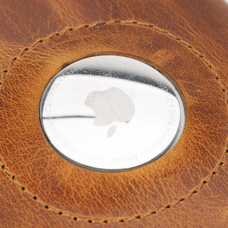 Bouletta Card Holder Palertag Zip Mechanical Leather Card Holder with AirTag Slot Premium Koruma