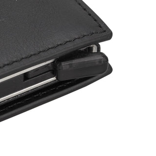 Bouletta Card Holder Palertag Zip Mechanical Leather Card Holder with AirTag Slot Premium Koruma