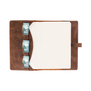 Bouletta Journal Cover Saddle Brown Passato Leather Journal Cover Premium Koruma