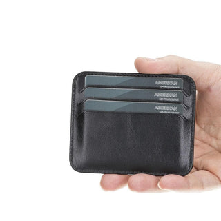 Bouletta Card Holder Black Pedro Slim Leather Card Holder Premium Koruma