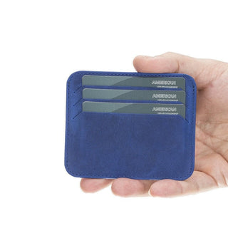 Bouletta Card Holder Cadet Blue Pedro Slim Leather Card Holder Premium Koruma