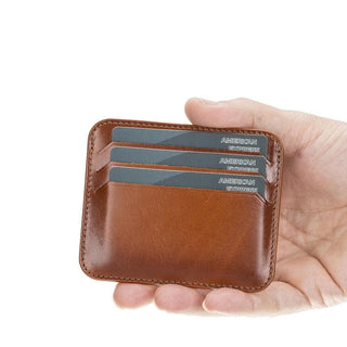 Bouletta Card Holder Tan Pedro Slim Leather Card Holder Premium Koruma