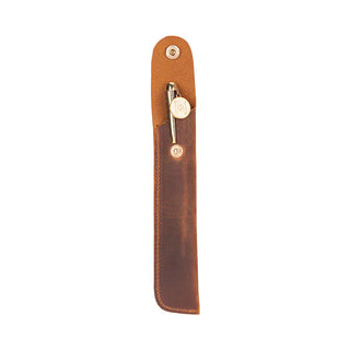 Bouletta Pen Pouch Moccasin Penna Leather Pen Pouch Premium Koruma