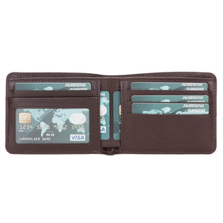 Bouletta Men Wallet Saddle Espresso Pier Leather Men's Wallet Premium Koruma