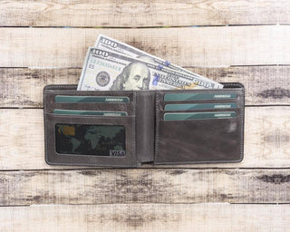 Bouletta Men Wallet Sandy Gray Pier Leather Men's Wallet Premium Koruma