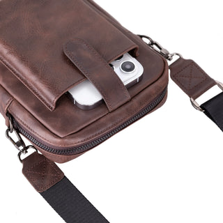 Bouletta Cell Phone Crossbody Bag Pisa Leather Crossbody Bag Premium Koruma