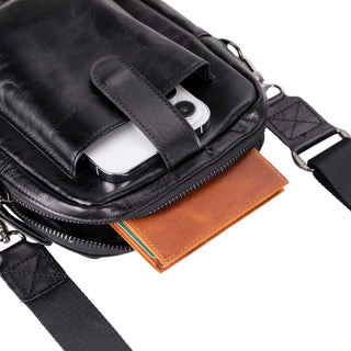 Bouletta Cell Phone Crossbody Bag Pisa Leather Crossbody Bag Premium Koruma