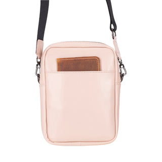 Bouletta Cell Phone Crossbody Bag Bisque Pisa Leather Crossbody Bag Premium Koruma