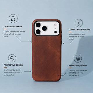 Bouletta Phone Case Prestige iPhone 17 Pro Leather Case Premium Koruma