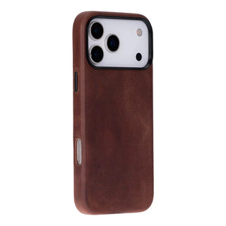 Bouletta Phone Case Saddle Brown Prestige iPhone 17 Pro Leather Case Premium Koruma