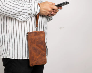 Bouletta Men Wallet Prestige Leather Clutch Bag Premium Koruma