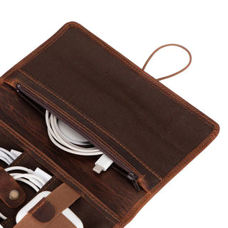 Bouletta Travel Cable Organizer Pura Leather Cable Organizer Premium Koruma