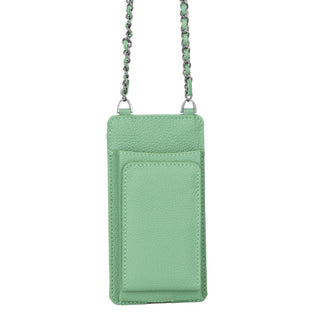 Bouletta Phone Case Celadon Reina Leather Shoulder Bag Premium Koruma