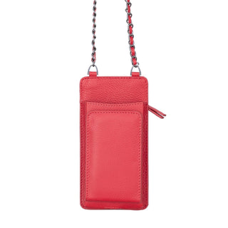 Bouletta Phone Case Crimson Reina Leather Shoulder Bag Premium Koruma