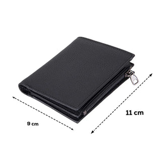 Bouletta Men Wallet Rexon Leather Men's Wallet with Zipper Premium Koruma