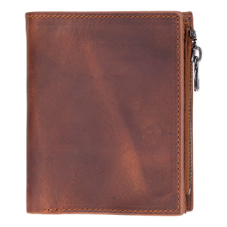 Bouletta Men Wallet Rexon Leather Men's Wallet with Zipper Premium Koruma