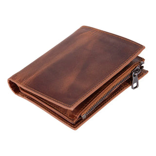 Bouletta Men Wallet Rexon Leather Men's Wallet with Zipper Premium Koruma