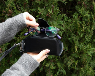 Bouletta Glasses Case Riviera Leather Glasses Case Premium Koruma