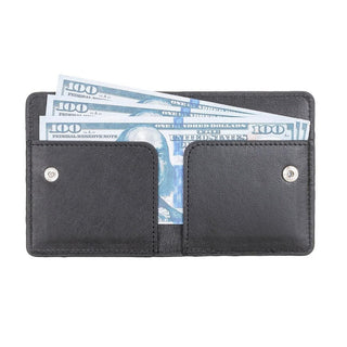 Bouletta Wallet Black Robin Leather Wallet Premium Koruma