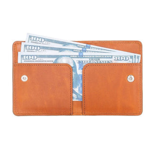 Bouletta Wallet Sandy Tan Robin Leather Wallet Premium Koruma