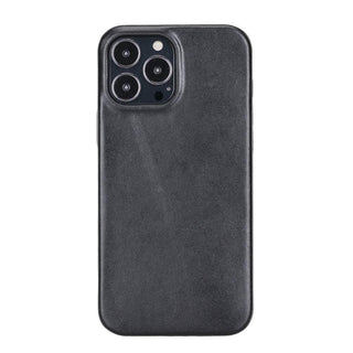 Bouletta Phone Case Black Rock Cover iPhone 14 Leather Case Premium Koruma