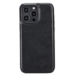 Bouletta Phone Case Black Rock Cover iPhone 15 Pro Max Leather Case Premium Koruma