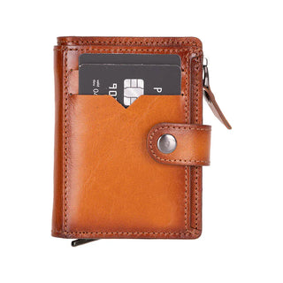 Bouletta Card Holder Rodos Pop-up Leather Card Holder Premium Koruma