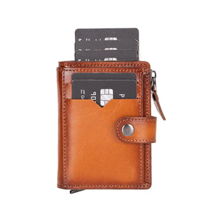 Bouletta Card Holder Rodos Pop-up Leather Card Holder Premium Koruma