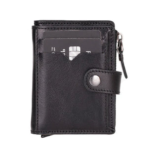 Bouletta Card Holder Rodos Pop-up Leather Card Holder Premium Koruma