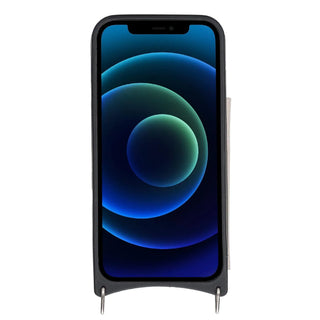 Bouletta Phone Case Saff iPhone 12 / 12 Pro Leather Case with Shoulder Strap Premium Koruma