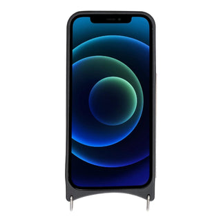 Bouletta Phone Case Saff iPhone 12 / 12 Pro Leather Case with Shoulder Strap Premium Koruma