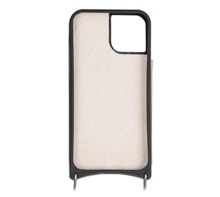 Bouletta Phone Case Saff iPhone 12 Mini Leather Case with Shoulder Strap Premium Koruma