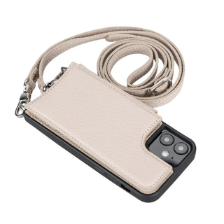 Bouletta Phone Case Saff iPhone 12 Mini Leather Case with Shoulder Strap Premium Koruma