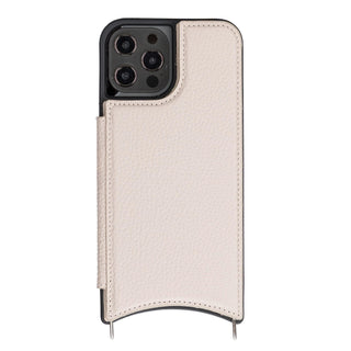 Bouletta Phone Case Saff iPhone 12 Mini Leather Case with Shoulder Strap Premium Koruma