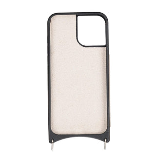 Bouletta Phone Case Saff iPhone 12 Mini Leather Case with Shoulder Strap Premium Koruma