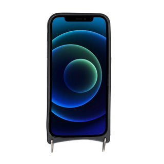 Bouletta Phone Case Saff iPhone 12 Pro Max Leather Case with Shoulder Strap Premium Koruma